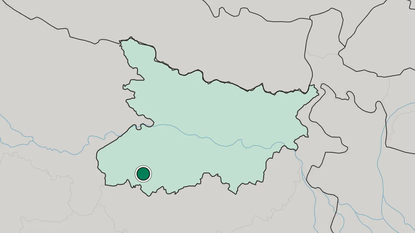 Map of Aurangābād in India