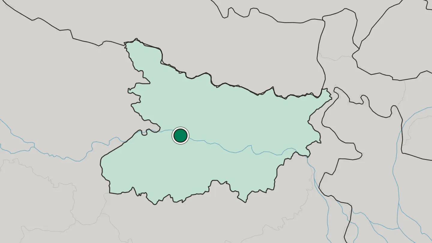 Map of Dinapore in India
