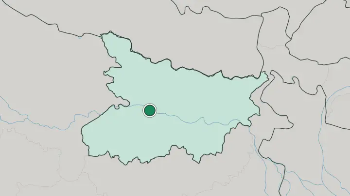 Map of Patna in India