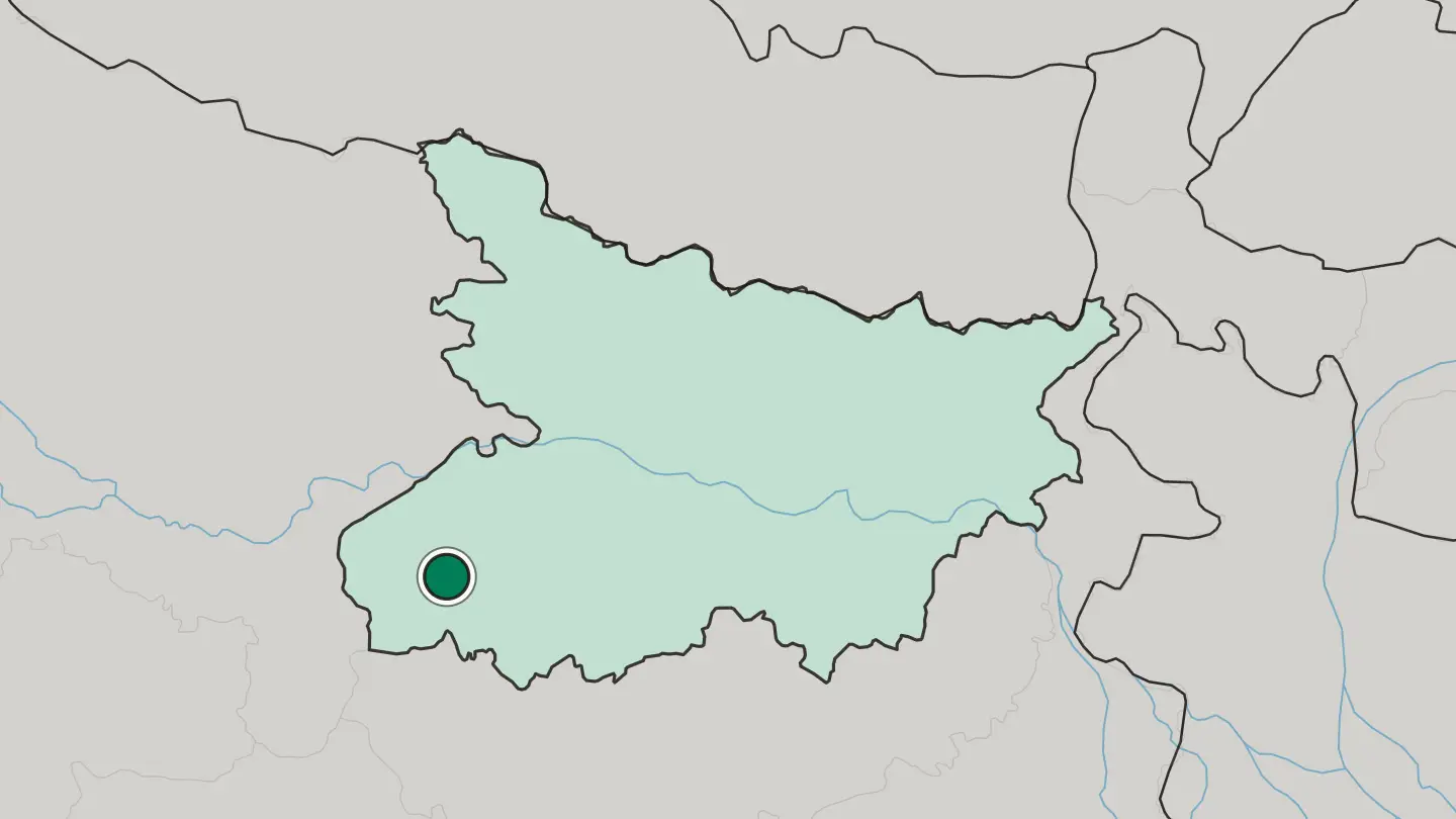 Map of Sasarām in India