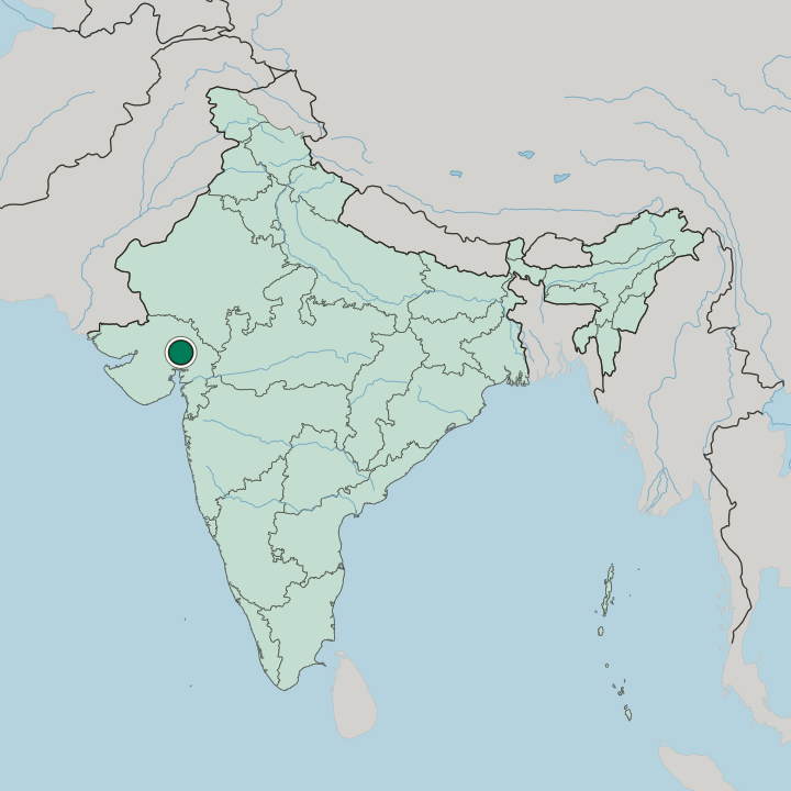 Map showing Alam Roza — In India