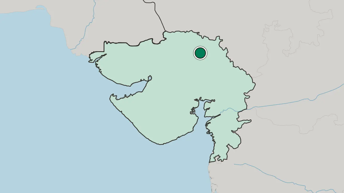Map of Siddhapur in India