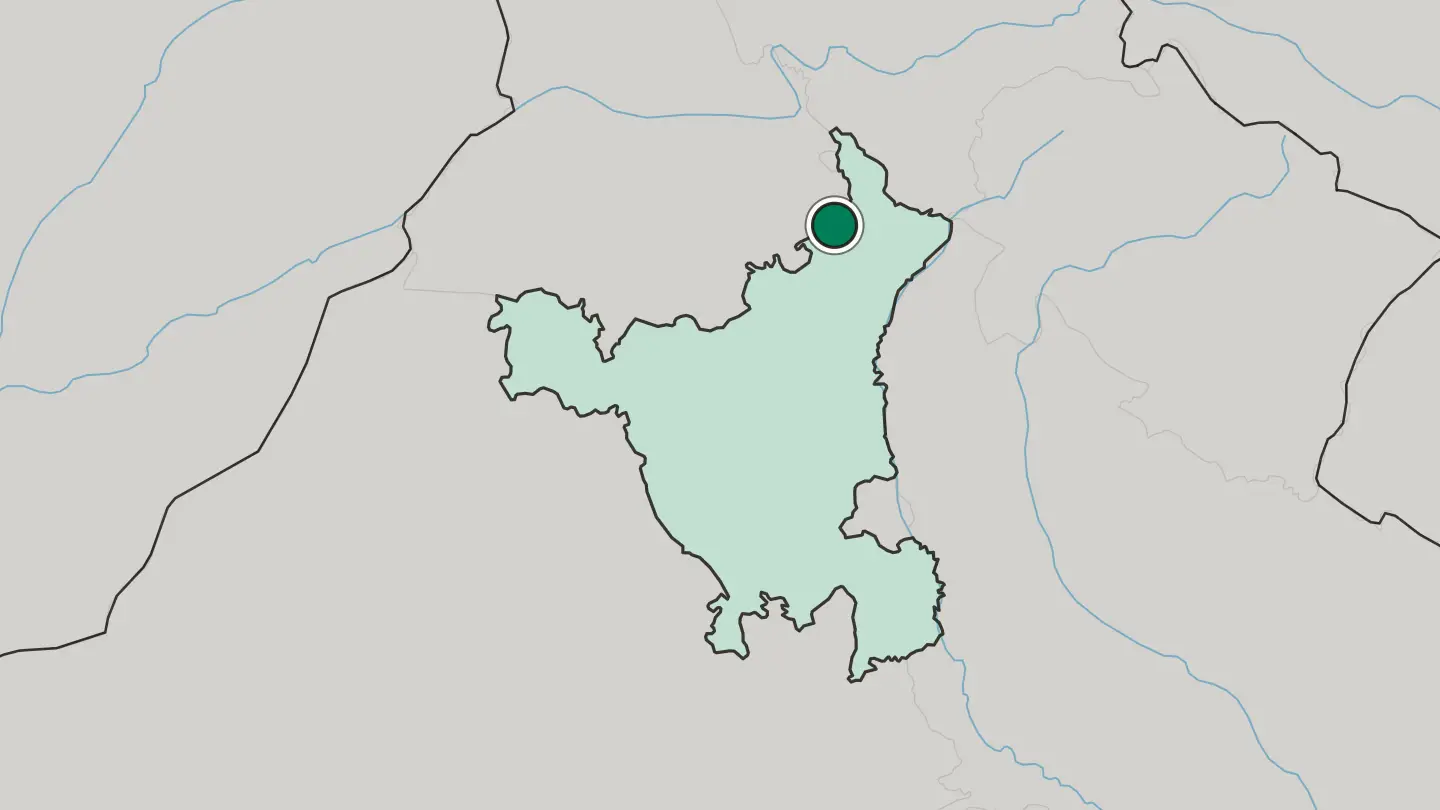 Map of Ambāla in India