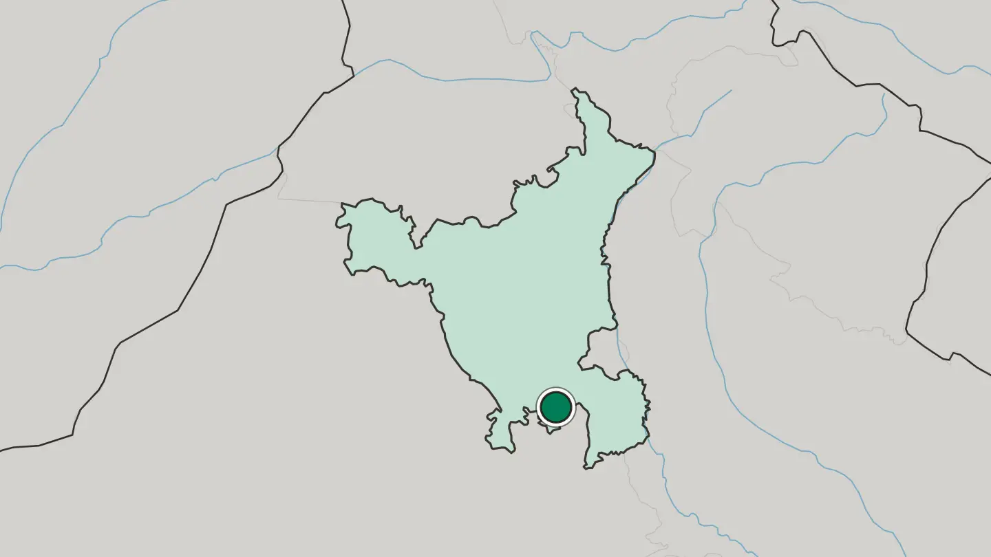 Map of Rewāri in India