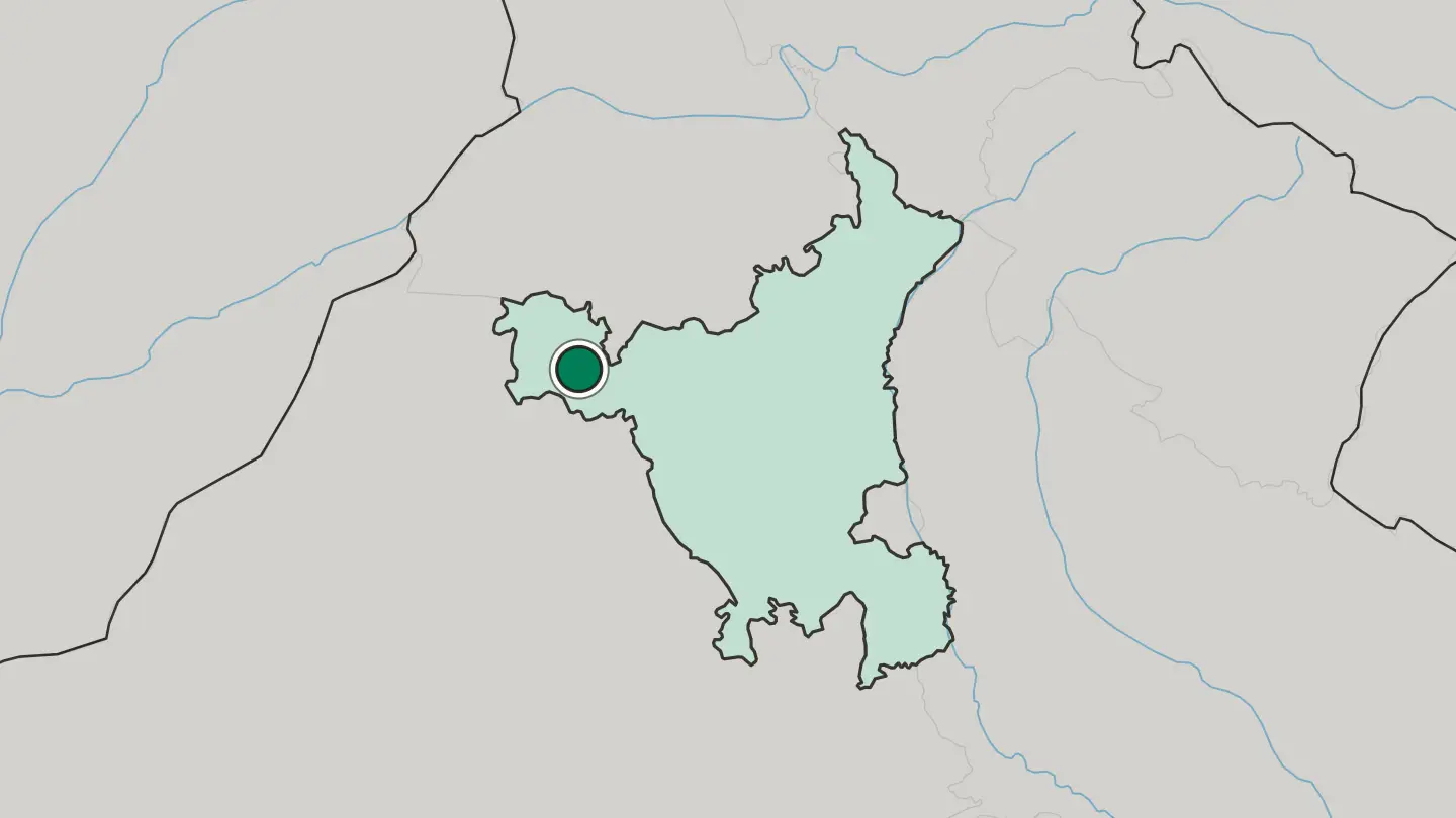 Map of Sirsa in India