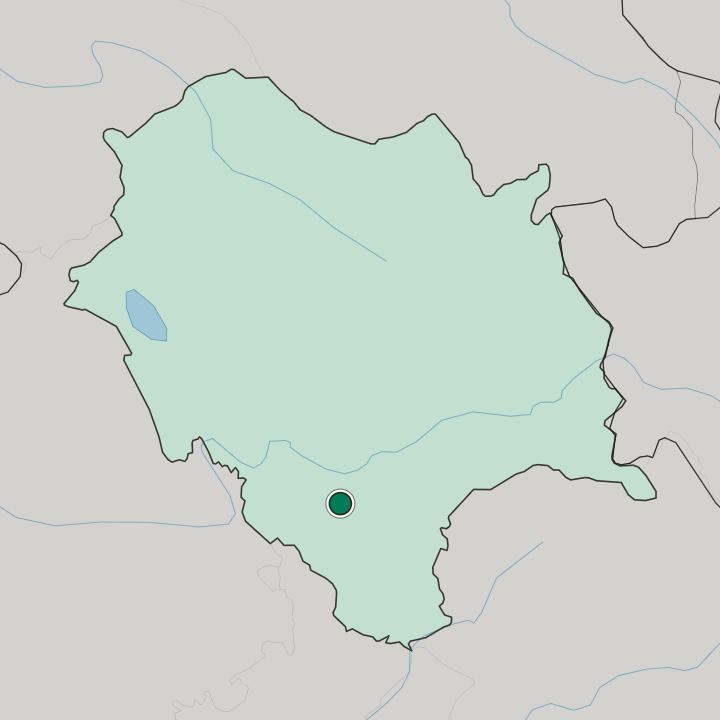 Map showing Shimla — In State of Himāchal Pradesh