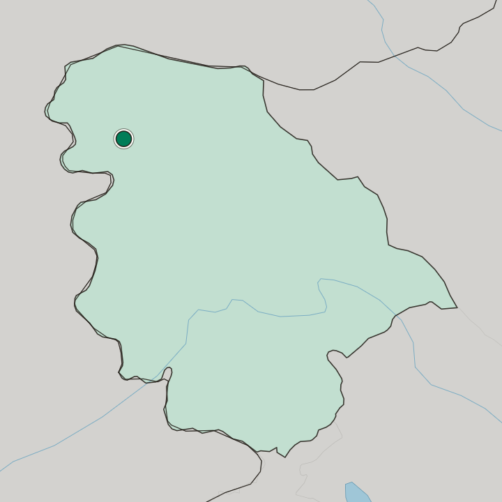 Map showing Bāramūla — In State of Jammu and Kashmīr