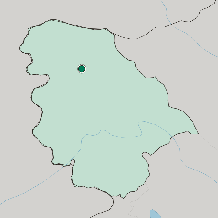 Map showing Srinagar — In State of Jammu and Kashmīr