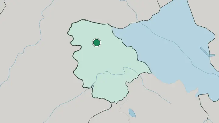 Map of Srinagar in India