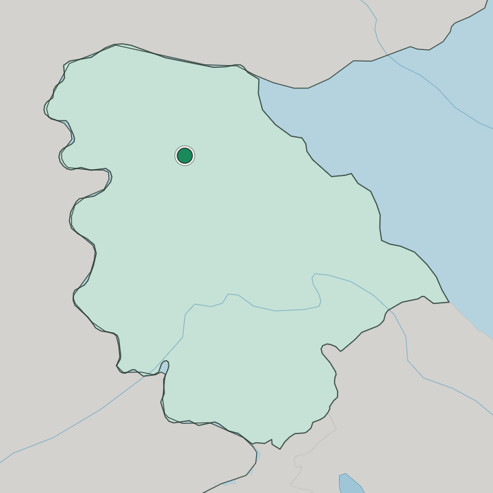 Map showing Srinagar — In State of Jammu and Kashmīr
