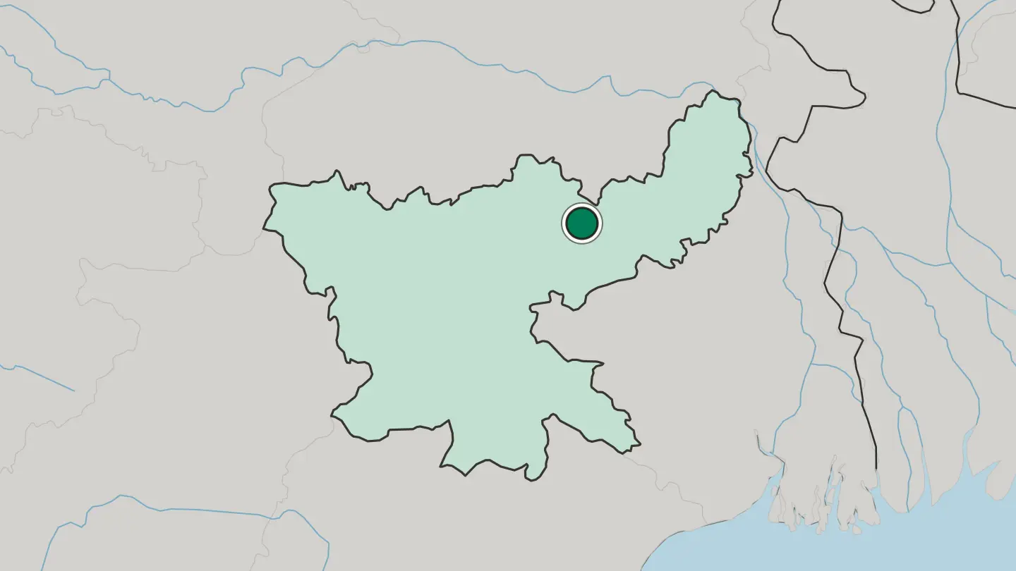 Map of Giridih in India