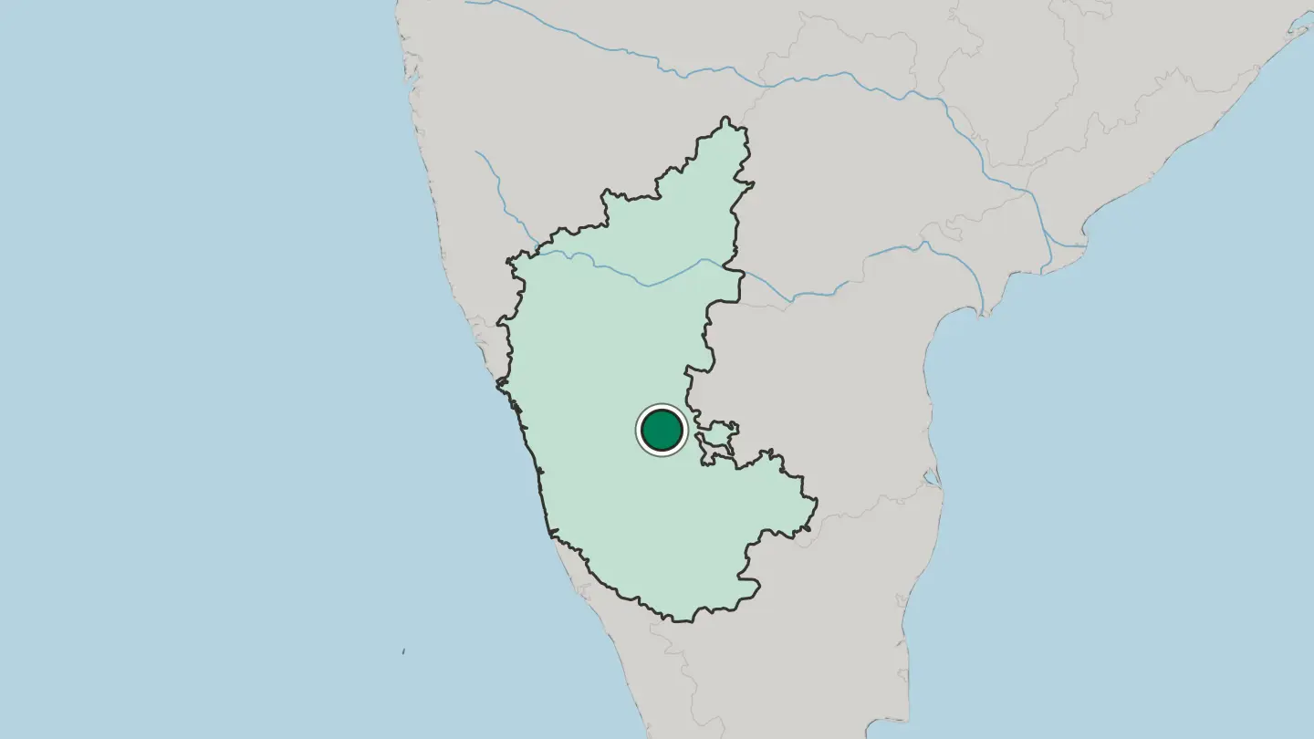 Map of Chitradurga in India