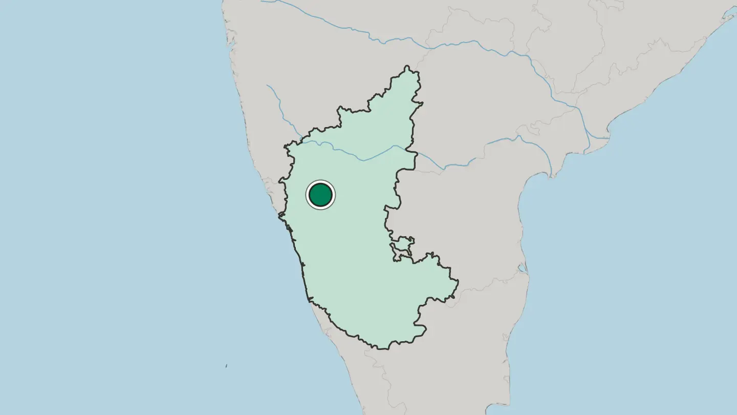 Map of Hubballi in India