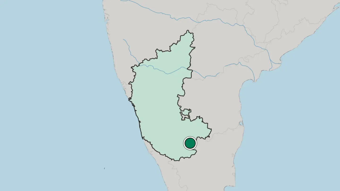 Map of Kanakapura in India