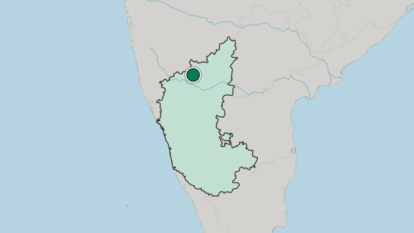 Map of Vijayapura in India