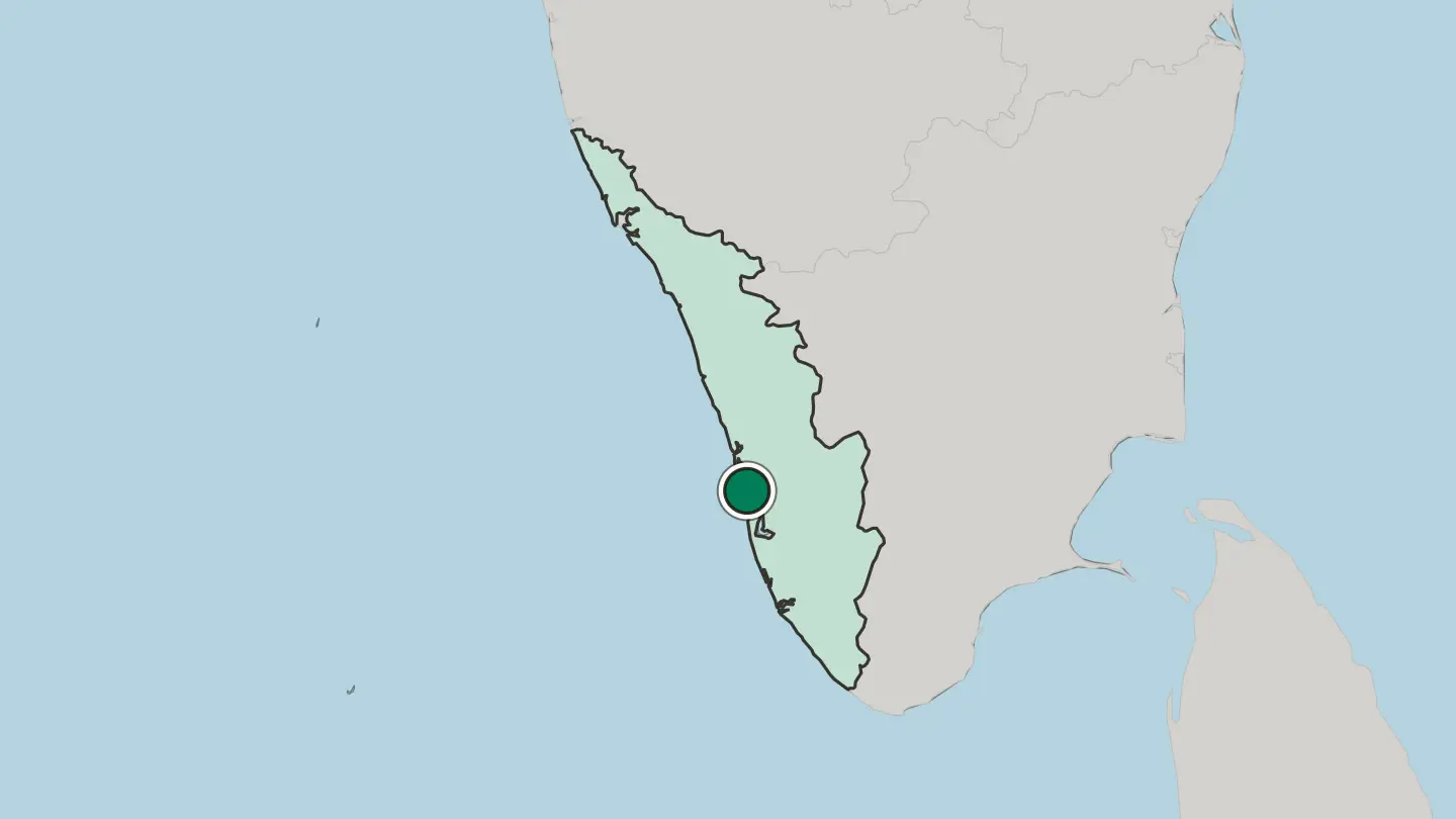 Map of Kumbalangy in India