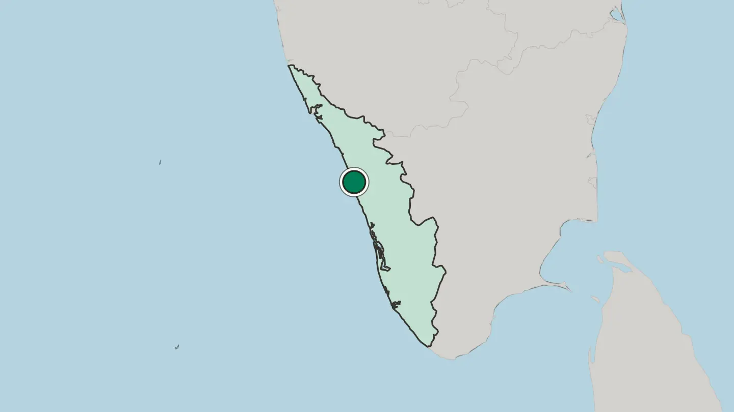 Map of Tirur in India
