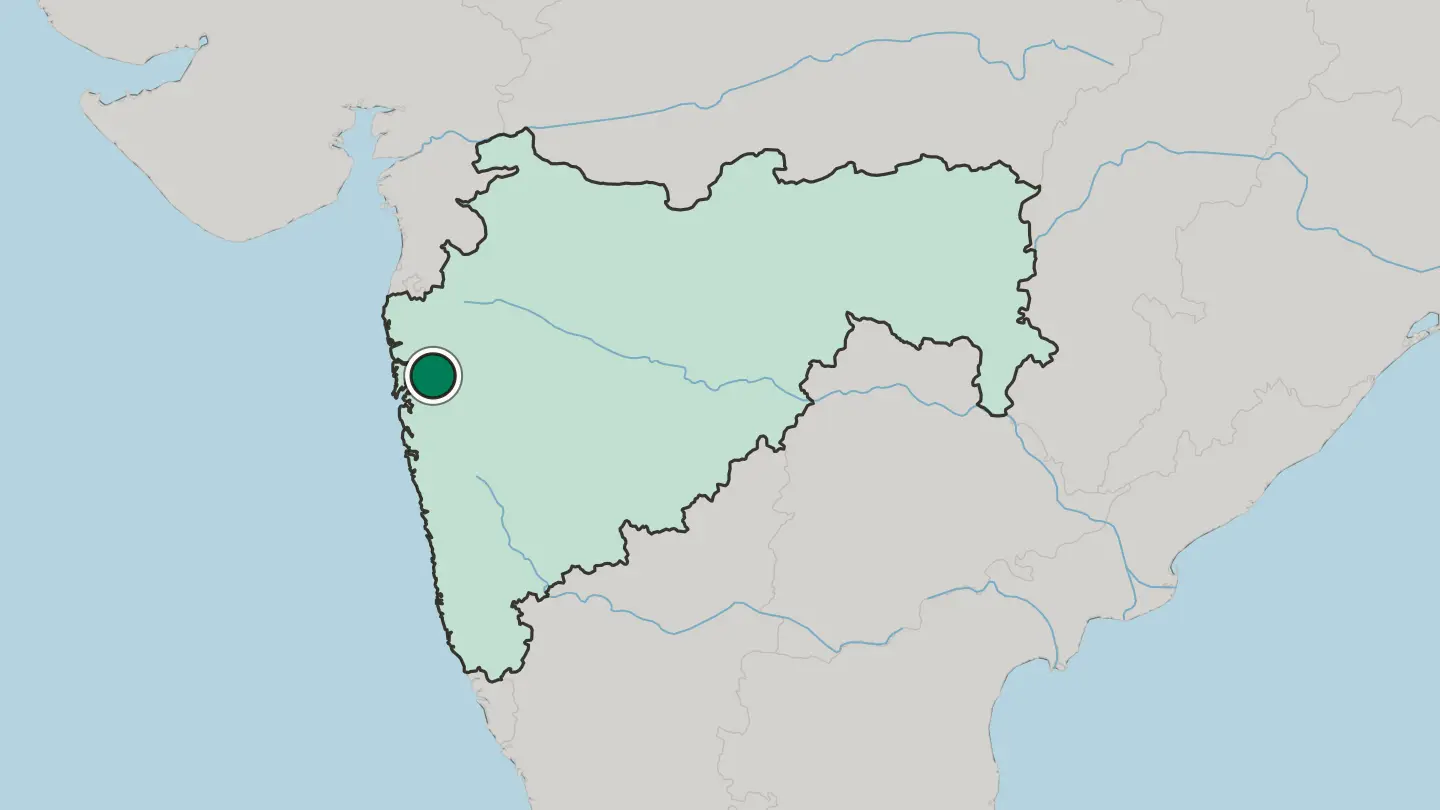 Map of Badlapur in India
