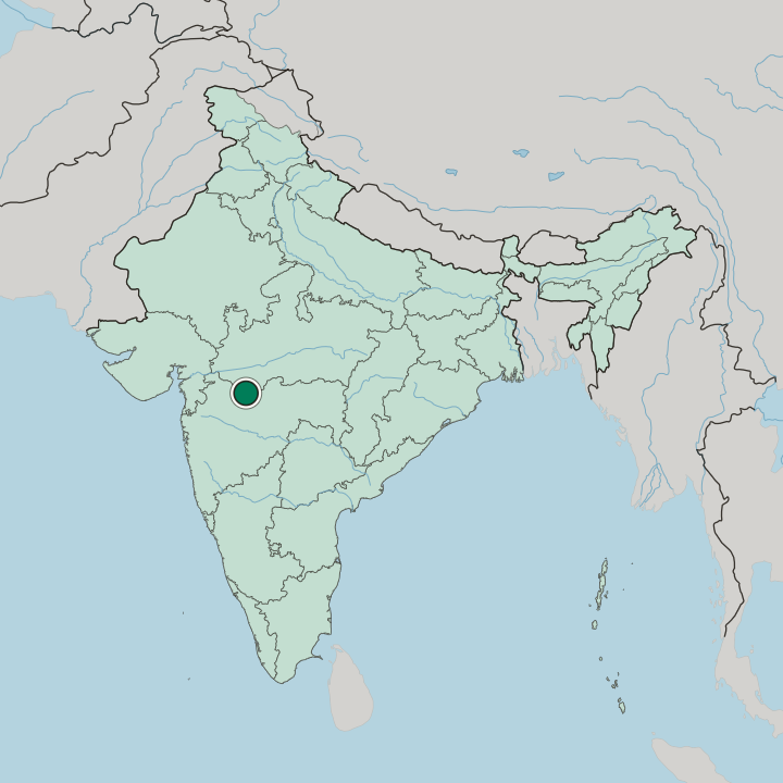 Map showing Bhusawal — In India