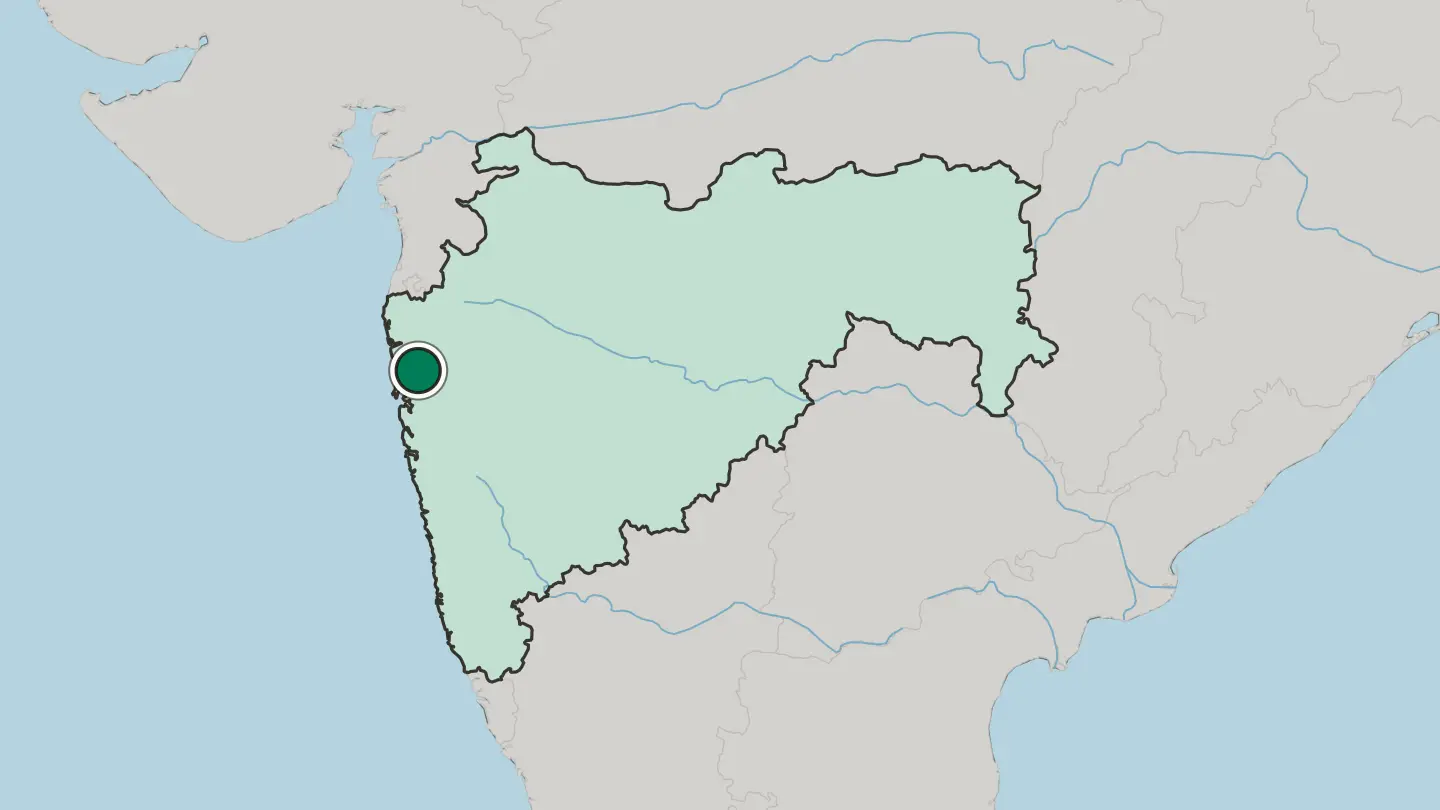 Map of Dombivali in India