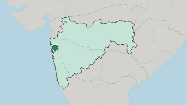 Map of Kalyān in India