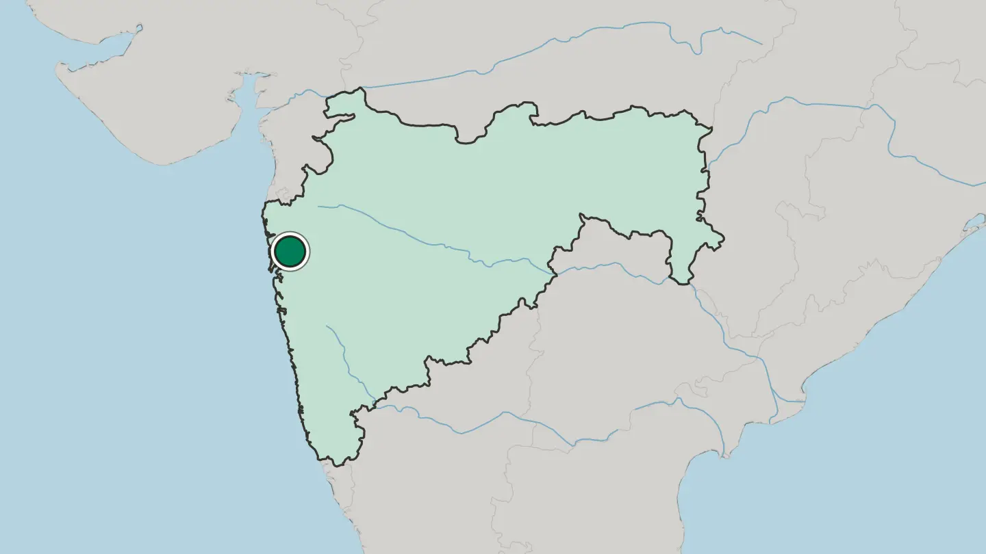 Map of Kalyān in India