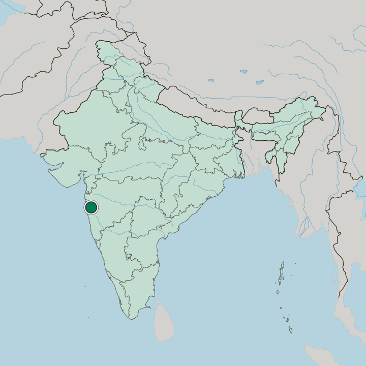 Map showing Khopoli — In India