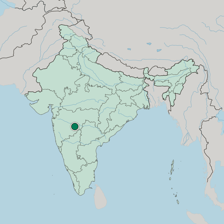 Map showing Parli Vaijnāth — In India
