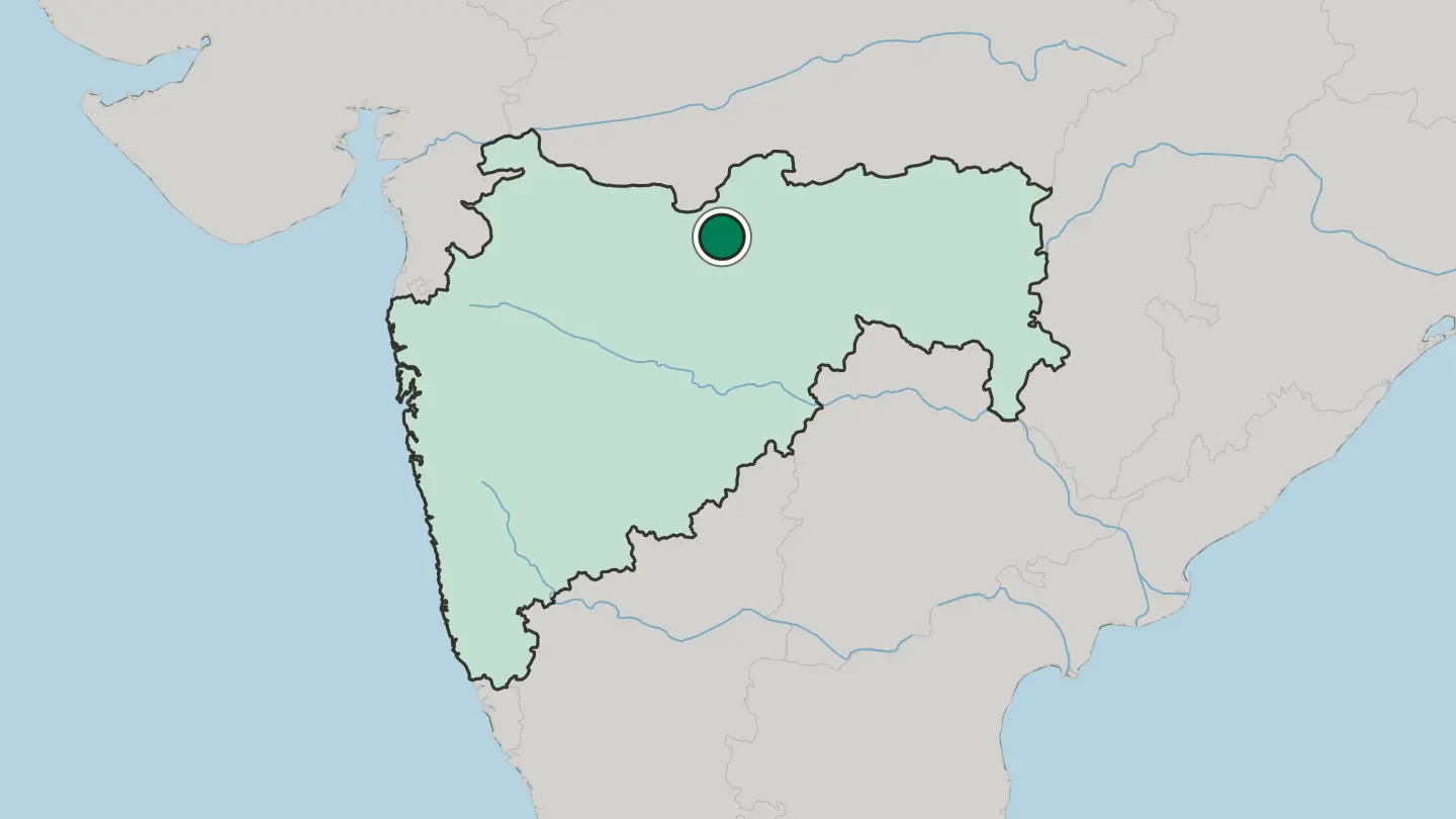 Map of Shegaon in India