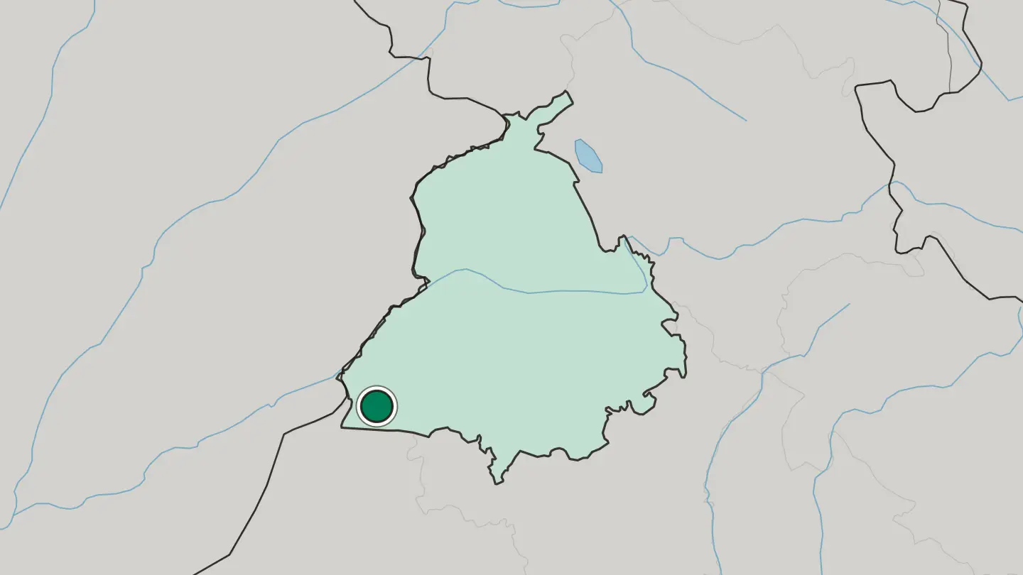Map of Abohar in India