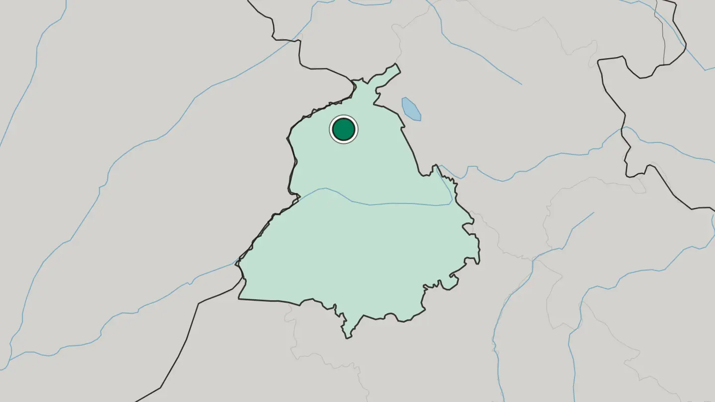 Map of Batāla in India