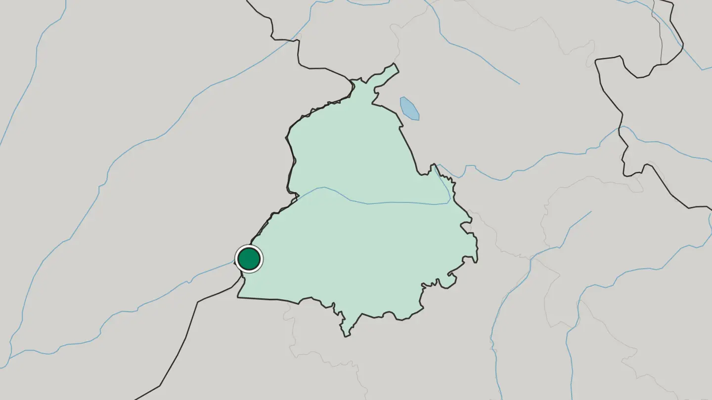 Map of Fazilka in India