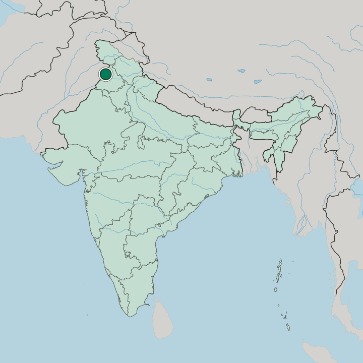 Map showing Tarn Taran — In India