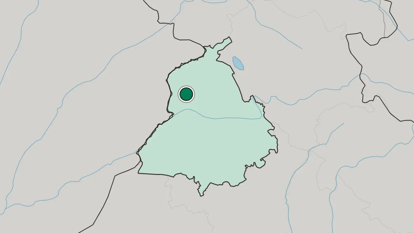 Map of Tarn Taran in India