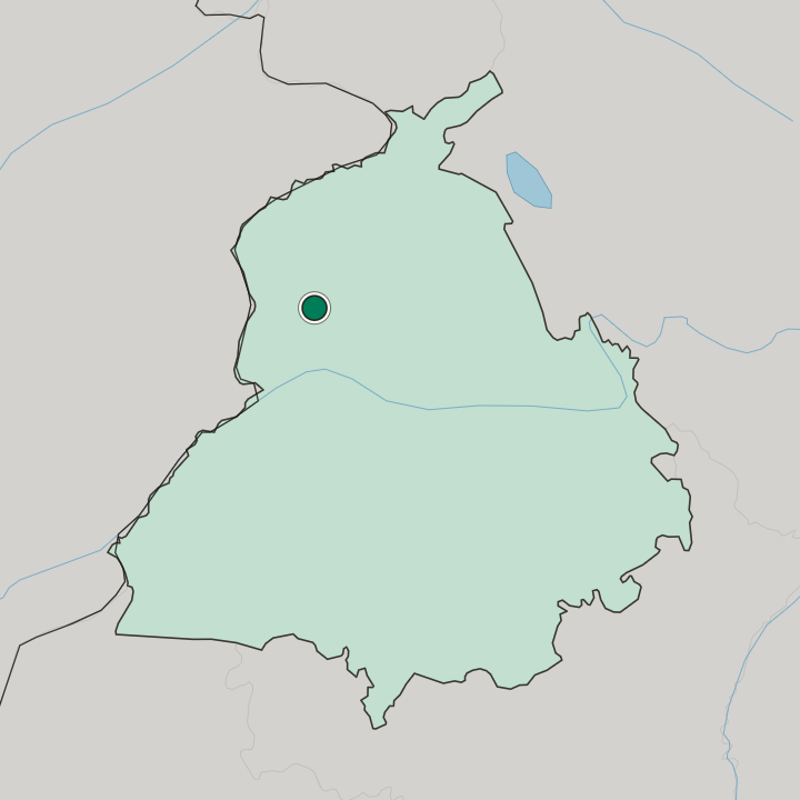 Map showing Tarn Taran — In State of Punjab