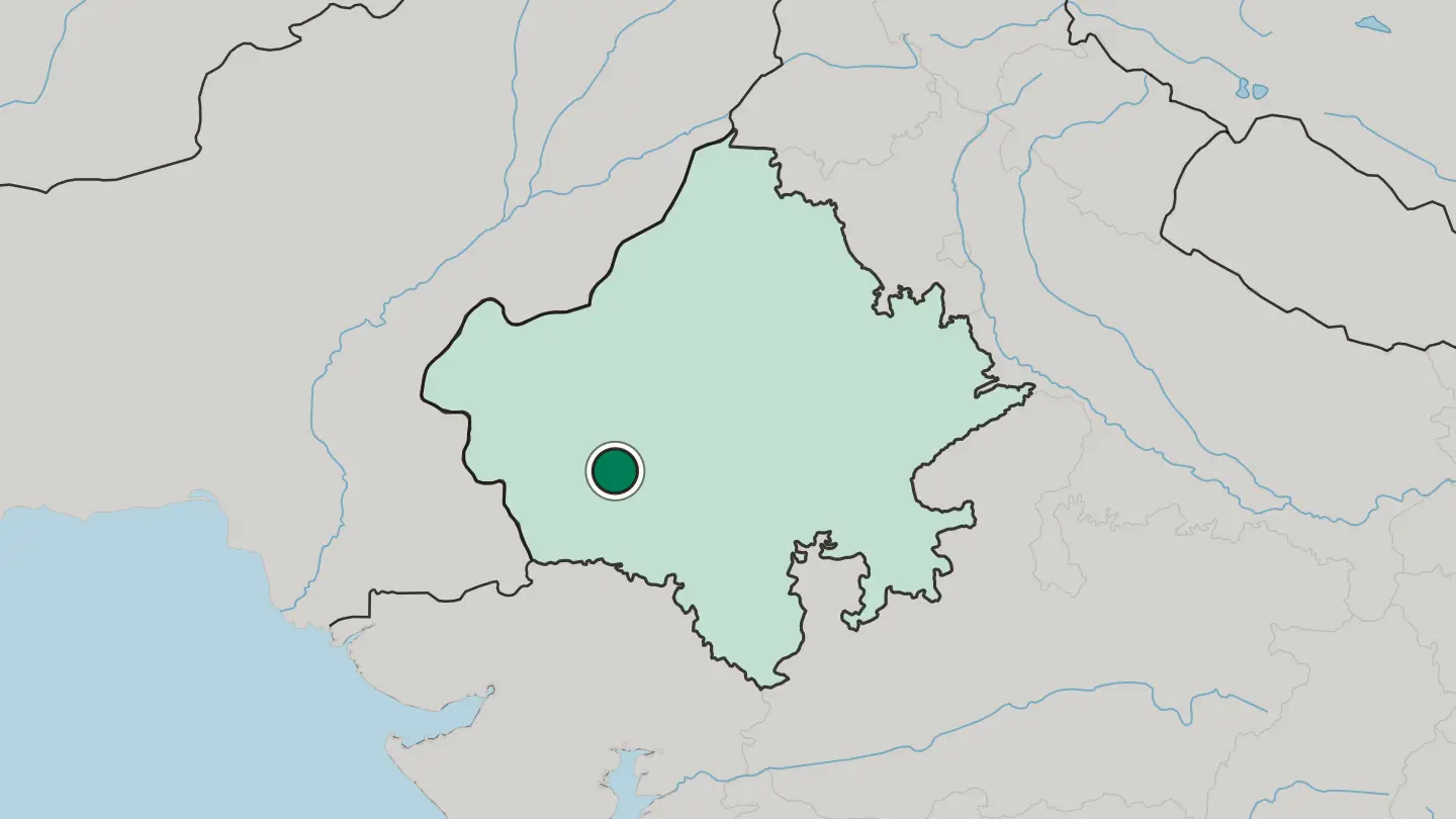Map of Balotra in India