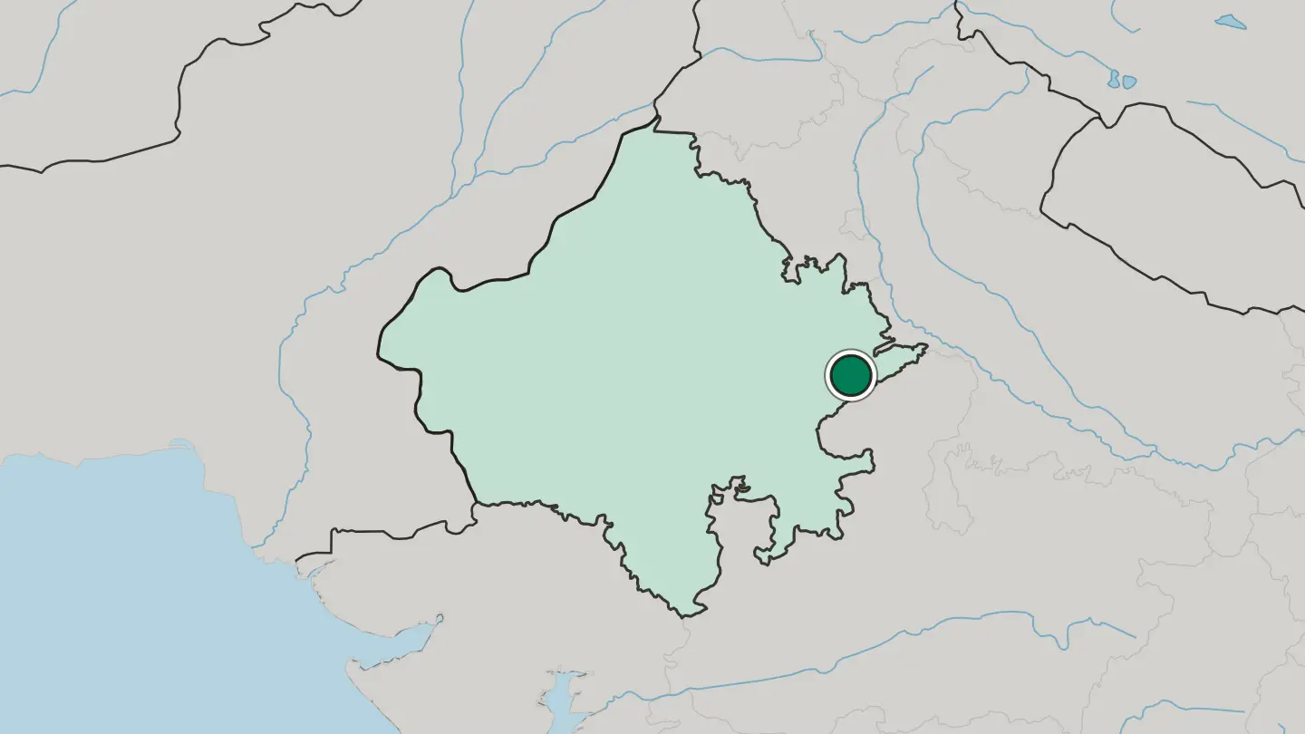 Map of Karauli in India