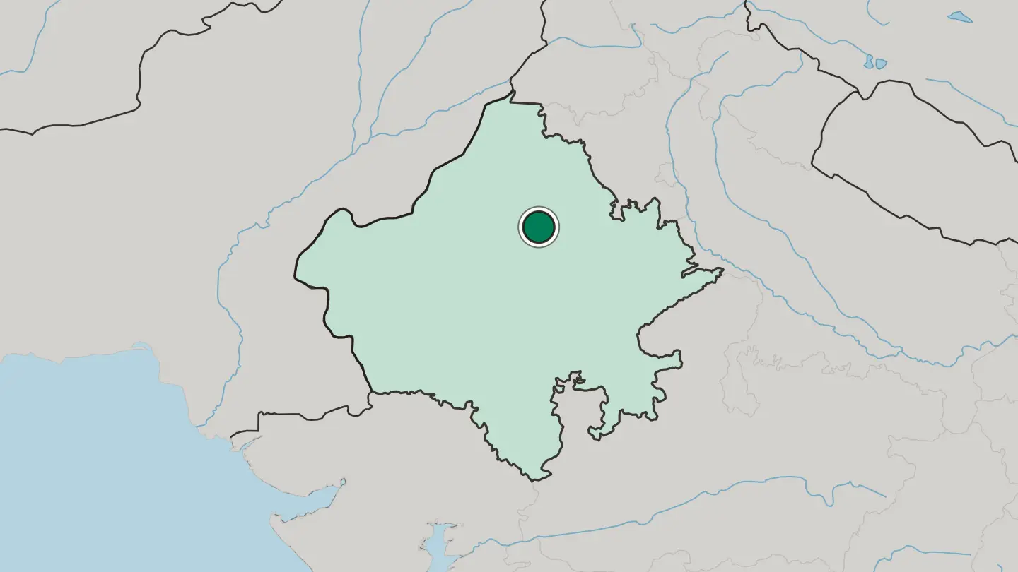 Map of Sūjāngarh in India