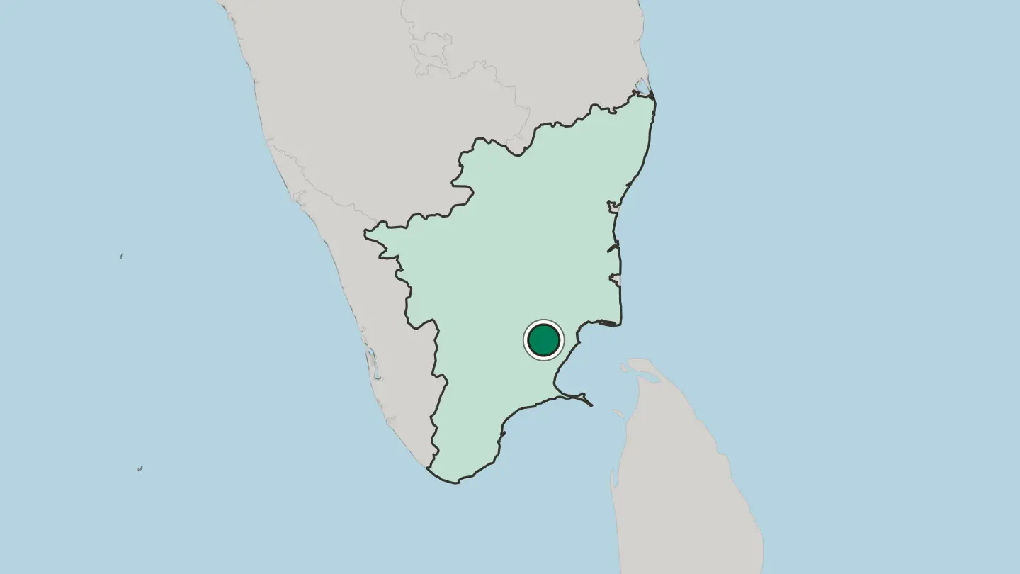 Map of Kāraikkudi in India