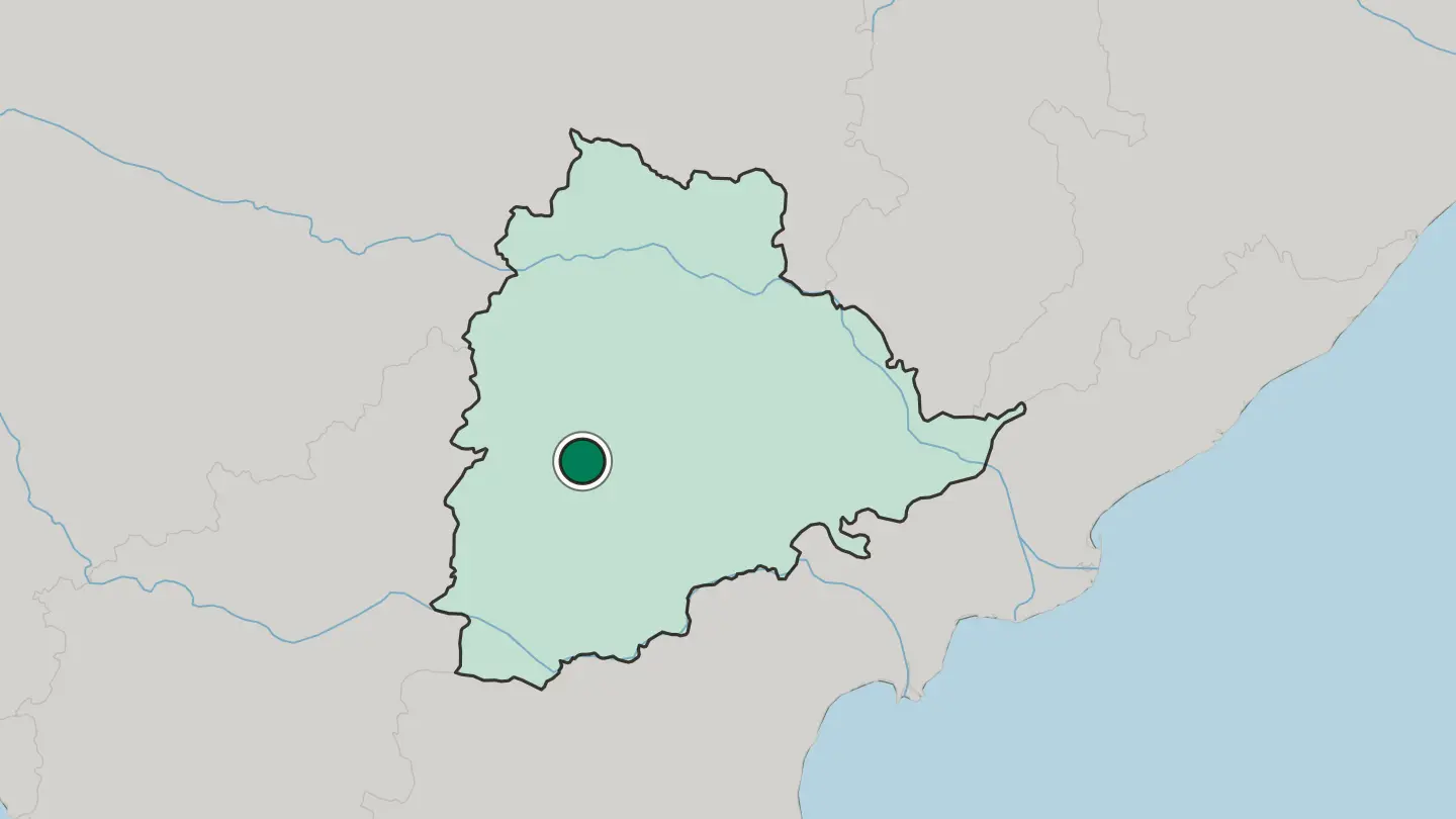 Map of Kukatpally in India