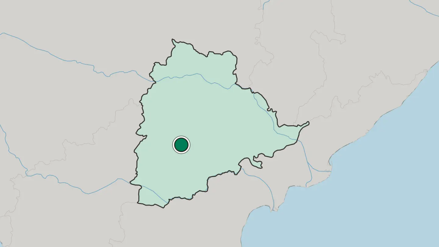 Map of Lal Bahadur Nagar in India