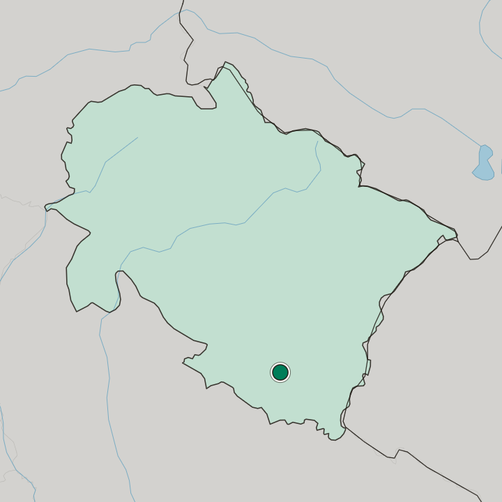 Map showing Haldwani — In State of Uttarākhand
