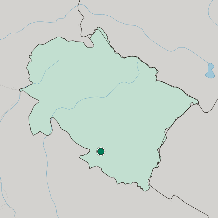 Map showing Rāmnagar — In State of Uttarākhand