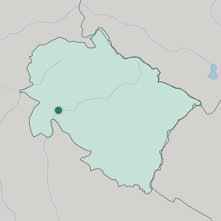 Map showing Rishīkesh — In State of Uttarākhand