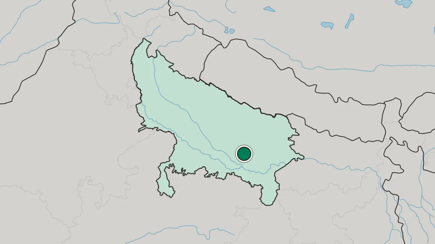 Map of Bela in India