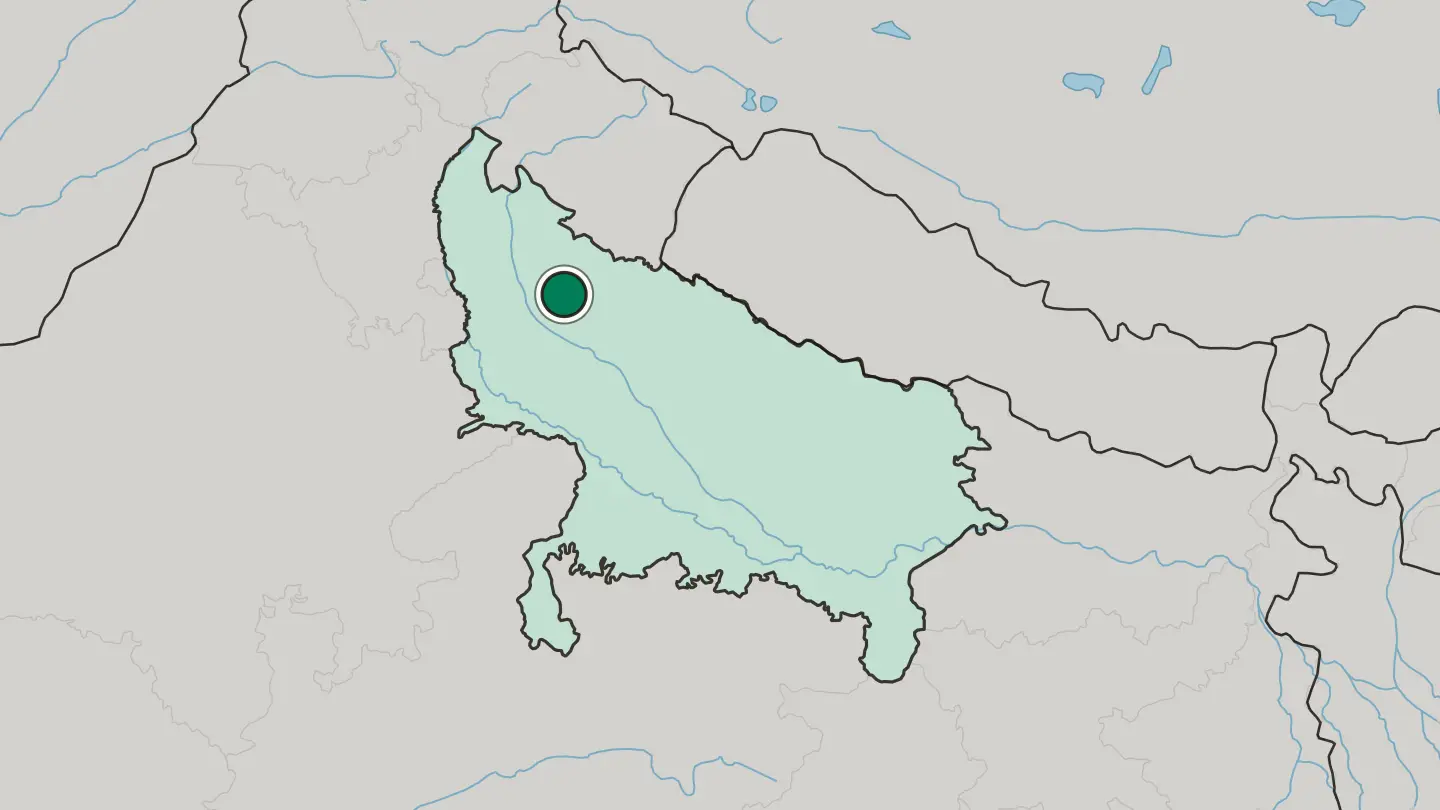 Map of Chanduasi in India