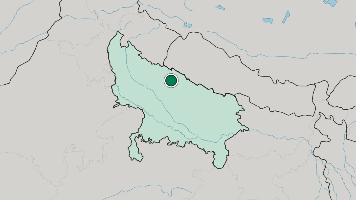 Map of Gola Gokarannāth in India