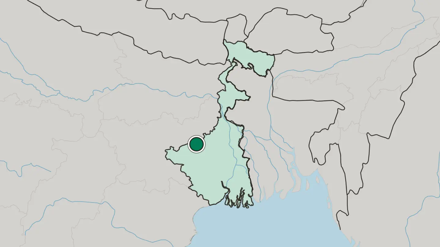 Map of Āsansol in India