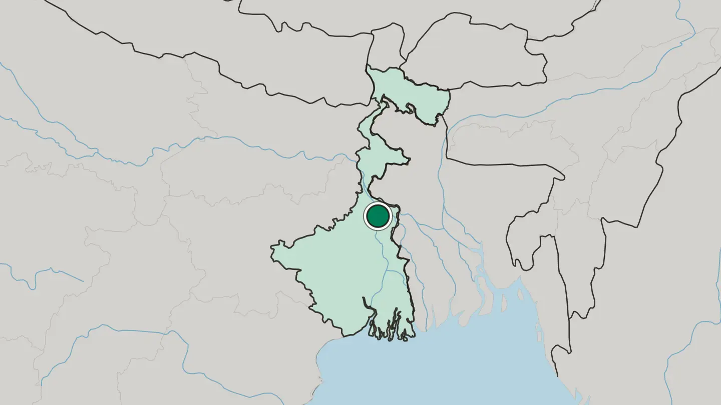 Map of Baharampur in India