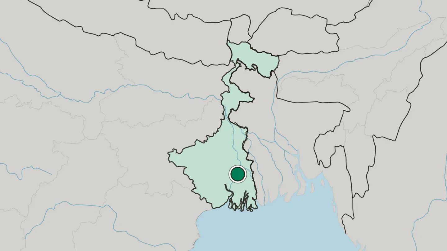 Map of Bārākpur in India